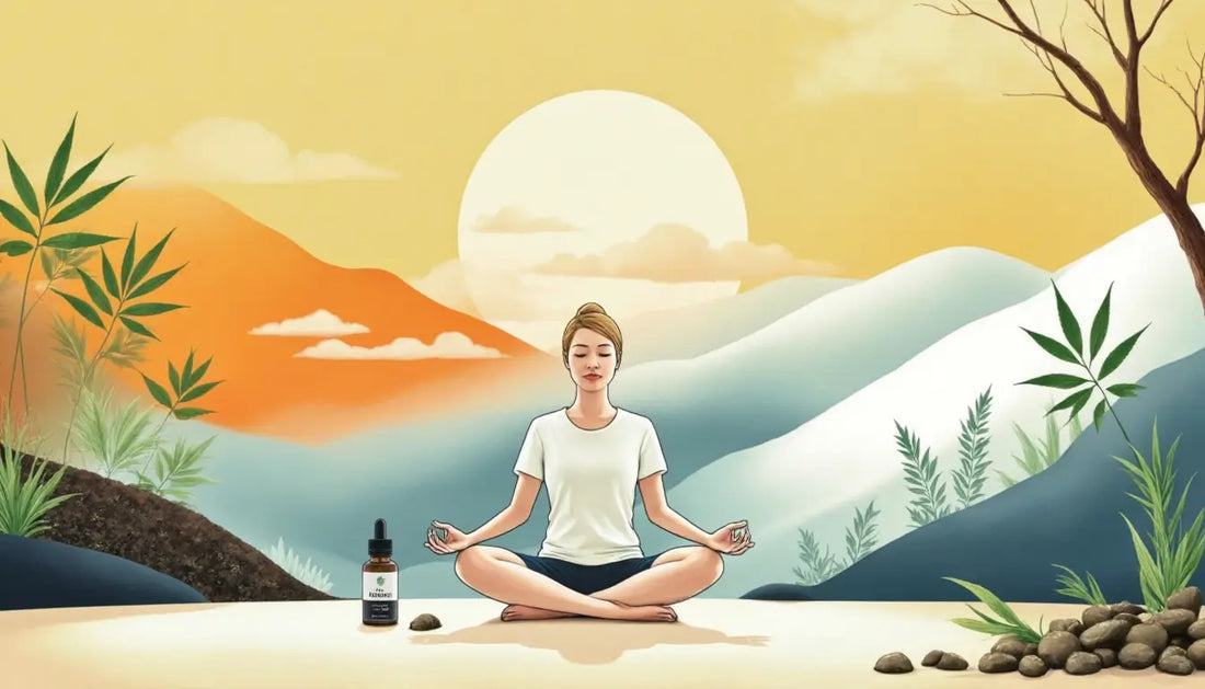 CBD in meditatie: verbeter je beoefening met hennepoliën