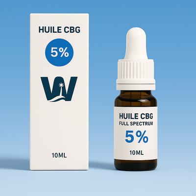 CBG 5% + CBD 5% Hennepolie