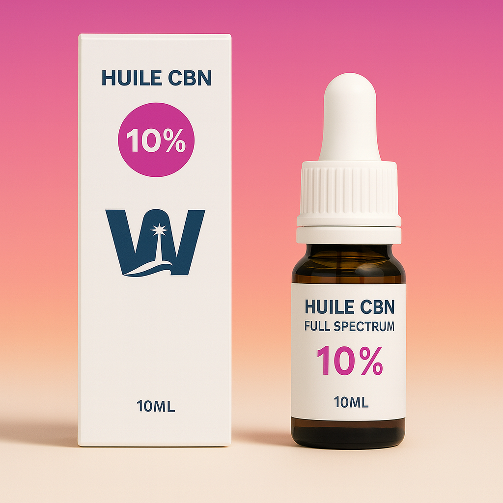Hennepzaadolie CBN 10% + CBD 5% + CBN 10% + CBD 5%.
