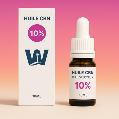 Hennepzaadolie CBN 10% + CBD 5% + CBN 10% + CBD 5%.
