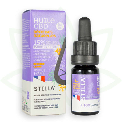 cbd natuurlijke afweer olie 15 procent 10ml breed spectrum stilla france mafrenchweed 5