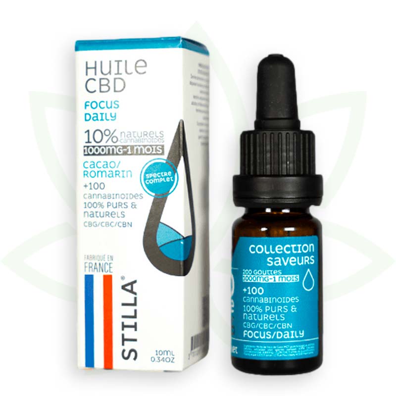 focus daily cbd olie 10 procent 10ml volledig spectrum stilla france mafrenchweed 3