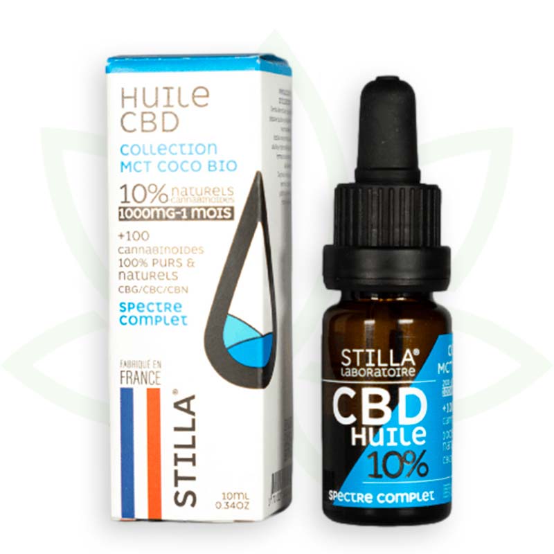 cbd mct kokosolie 10 procent 10ml volledig spectrum stilla france mafrenchweed 1