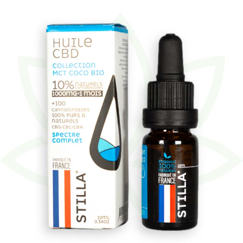 mct coco cbd olie 10 procent 10ml volledig spectrum stilla france mafrenchweed 2