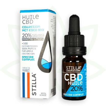 cbd olie mct coco 20 procent 10ml volledig spectrum stilla france mafrenchweed 4