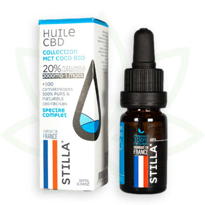 cbd olie mct kokos 20 procent 10ml volledig spectrum stilla france mafrenchweed 5