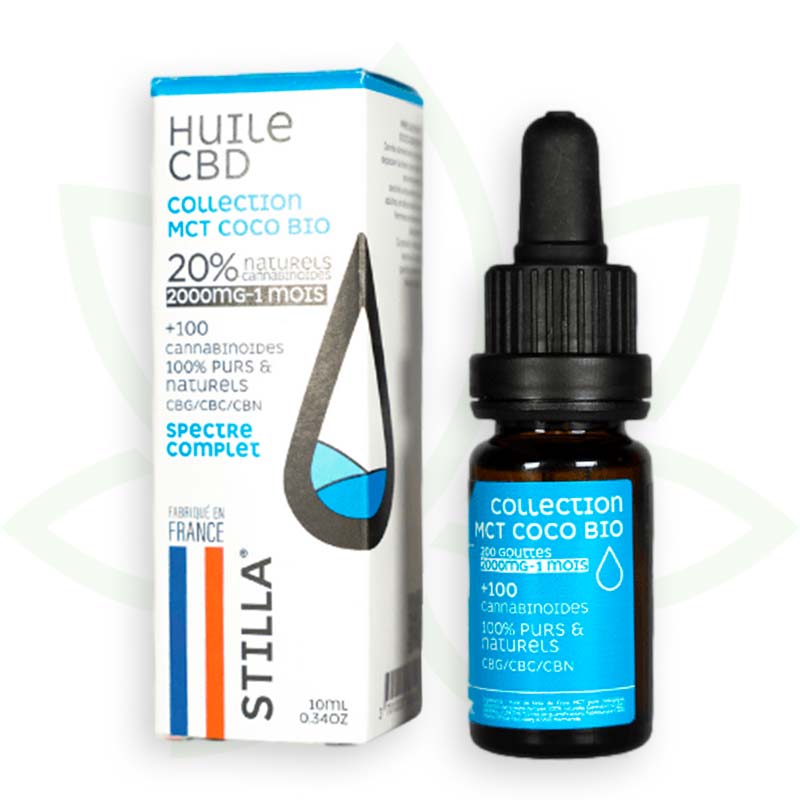 cbd olie mct kokos 20 procent 10ml volledig spectrum stilla france mafrenchweed 6