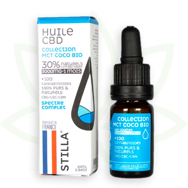 cbd olie mct kokos 30 procent 10ml volledig spectrum stilla france mafrenchweed 9