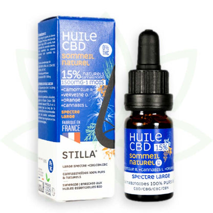 cbd olie natuurlijke slaap 15 procent 10ml breed spectrum stilla france mafrenchweed 4