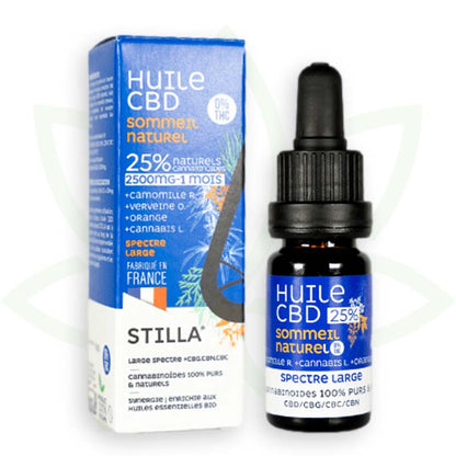 cbd olie natuurlijke slaap 25 procent 10ml breed spectrum stilla france mafrenchweed 7