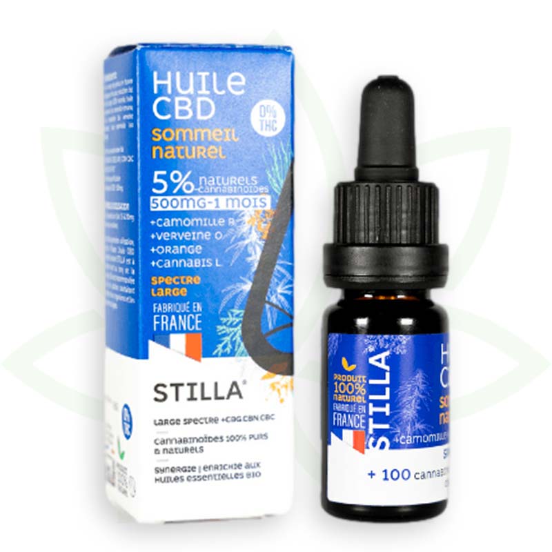 cbd olie natuurlijke slaap 5 procent 10ml breed spectrum stilla france mafrenchweed 2