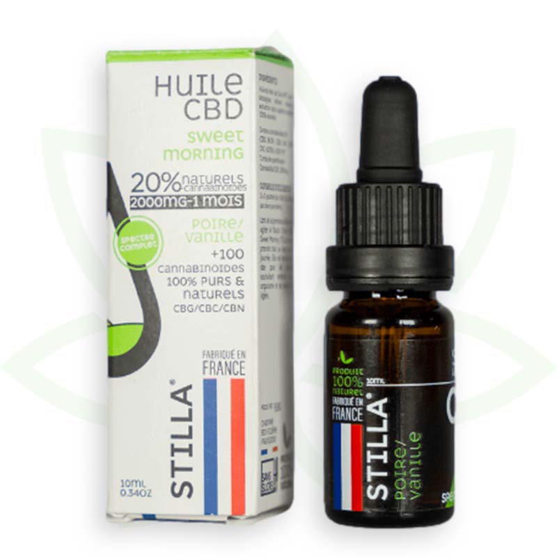 zoete ochtend cbd olie 20 procent 10ml volledig spectrum stilla france mafrenchweed 5