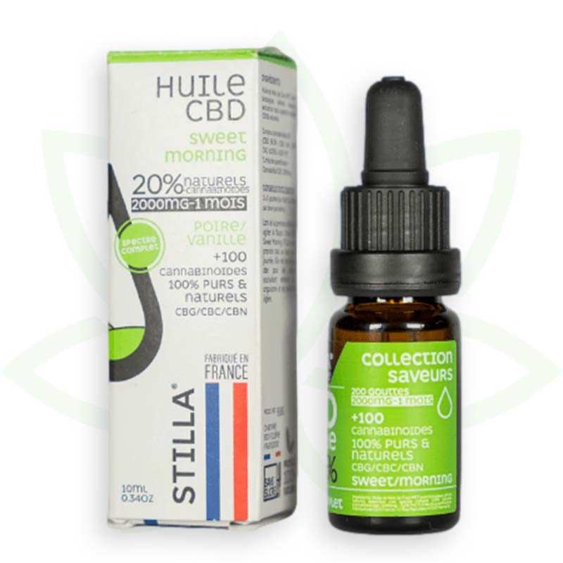 zoete ochtend cbd olie 20 procent 10ml volledig spectrum stilla france mafrenchweed 6