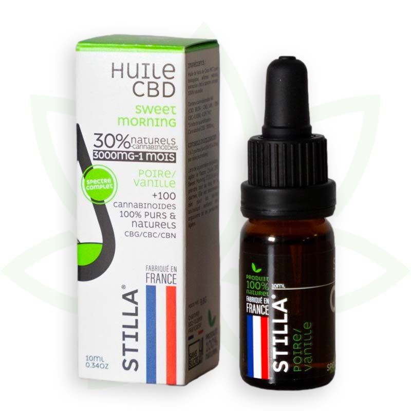 zoete ochtend cbd olie 30 procent 10ml volledig spectrum stilla france mafrenchweed 8