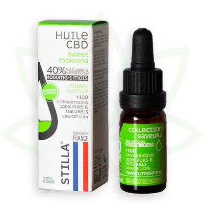 zoete ochtend cbd olie 40 procent 10ml volledig spectrum stilla france mafrenchweed 12