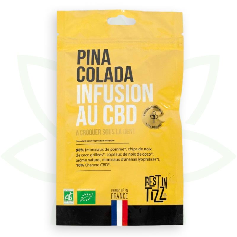 kruiden cbd pina colada infusie cbd bio rust in tizz mafrenchweed 1